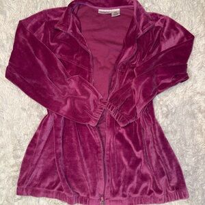Pink velvet velour jacket